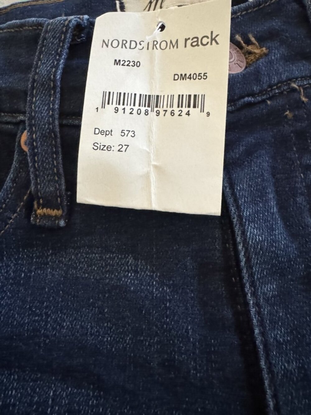 Madewell Women 10" High Rise Skinny Jeans Blue Size 27 new - Picture 4 of 8